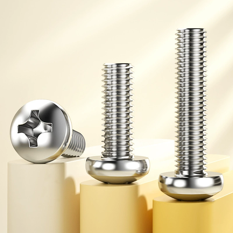 Винты с круглой головкой из нержавеющей стали 304, крестообразные удлиненные винты с цилиндрической головкой, розетка переключателя, маленькие винты, машинный болт M2M10