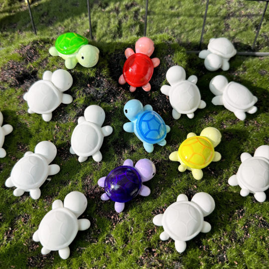 4.5CM Little Turtle White Embryo Aromatherapy Gypsum Doll Handmade DIY Graffiti Toy Kindergarten Primary School Children Gift