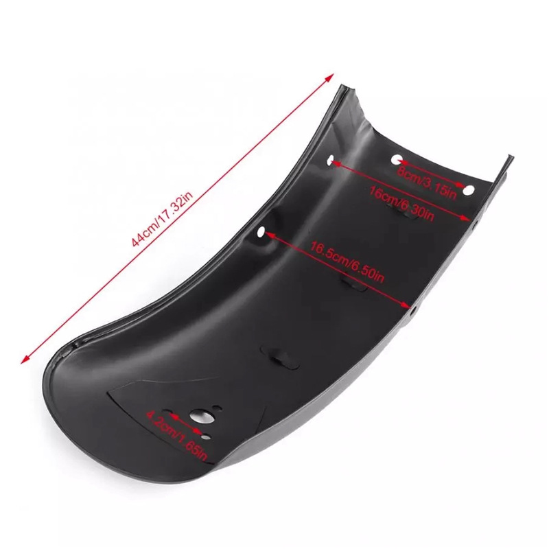 Motorcycle Mudguard Suitable for Gn125 Retro Modified Mudguard Matte Black Front and Rear Mudguard Gn125 Mud Tile