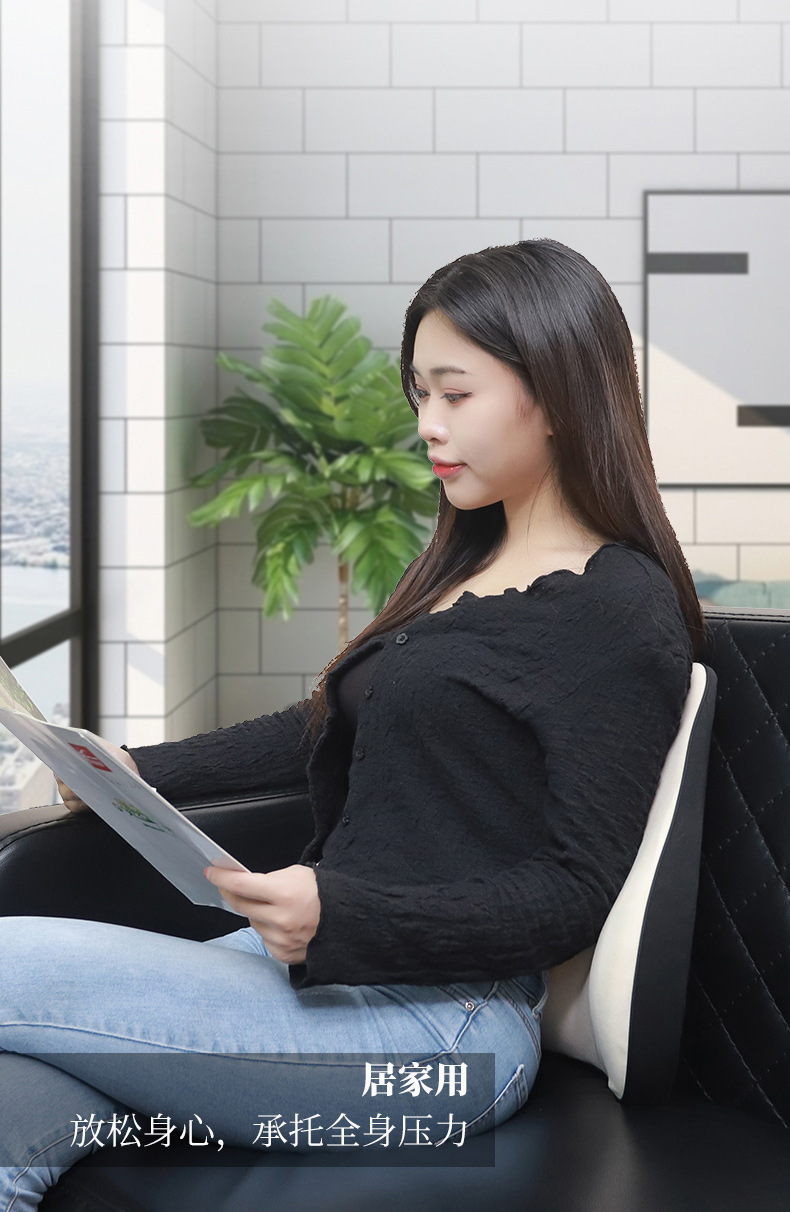 Car House New Car Headrest Waist Latex Cushion Car Seat Neck Pillow Waist Cushion Car Pillow Pillow