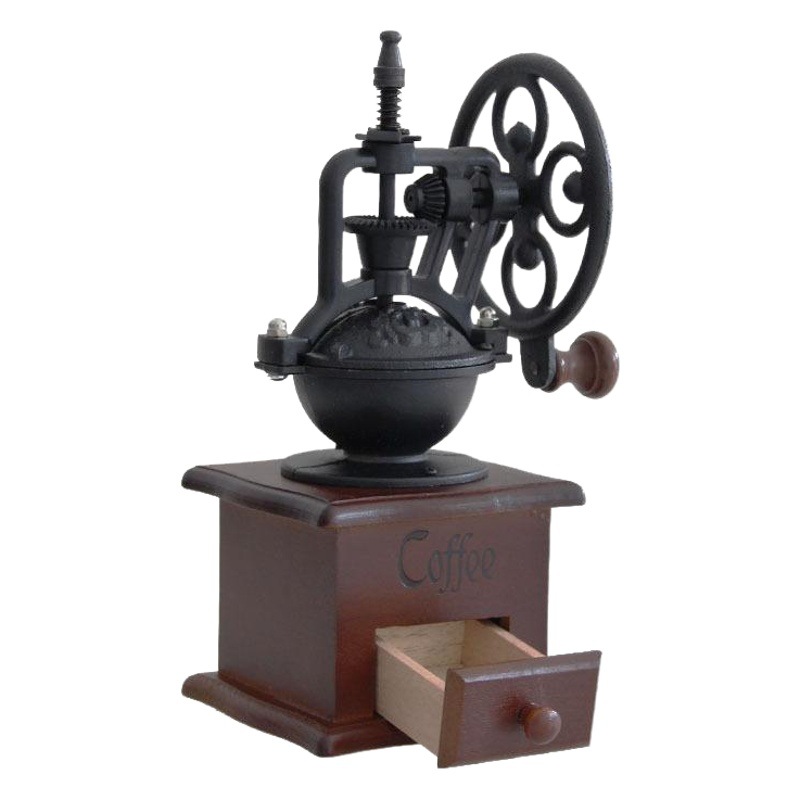 Retro molinillo de café de mano molinillo de grano de café rueda de Ferris portátil máquina de café manual molino de harina