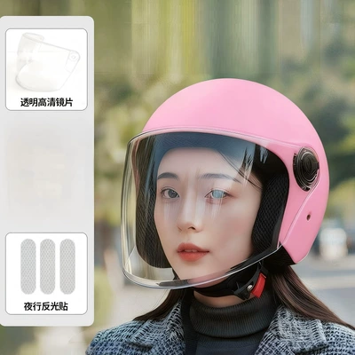 for All Seasons, Winter Cold-Proof and – Motosiklet kaskı (dəbilqə) - pink-hd-lenses-no-specifications