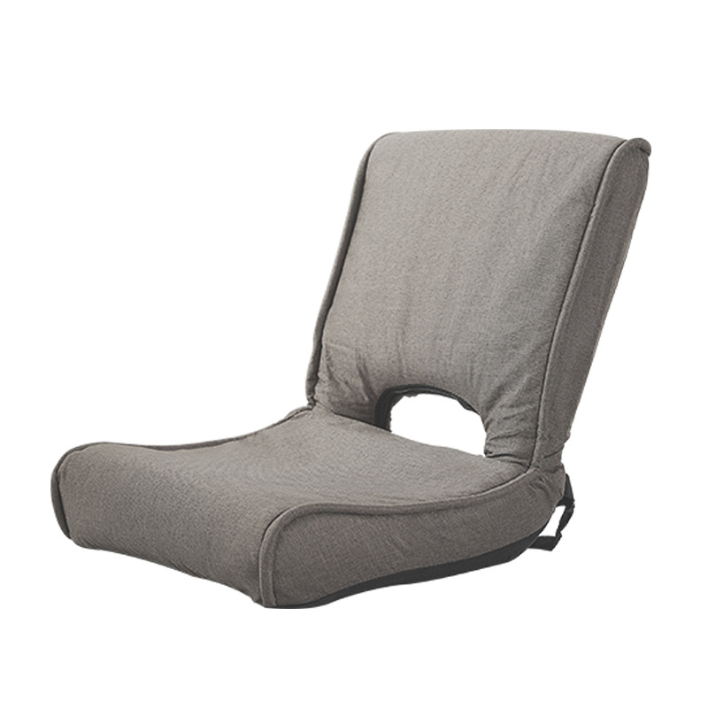 日式懒人沙发飘窗榻榻米座椅科技布可折叠床上靠背椅户外无腿椅子