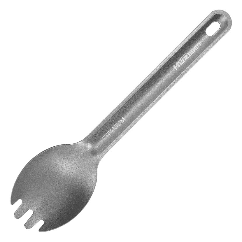 Nuevo traje de vajilla de camping al aire libre vajilla de titanio cuchara de titanio tenedor fabricante EDC en stock entrega de 1 unidades