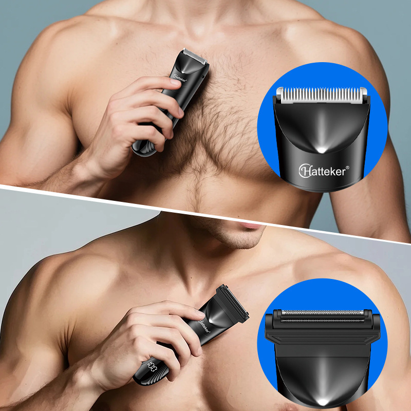 Hatteker Amazon 新しいボディヘアトリマー多機能シェービングプライベートカット男性と女性のシェーバーセット|undefined