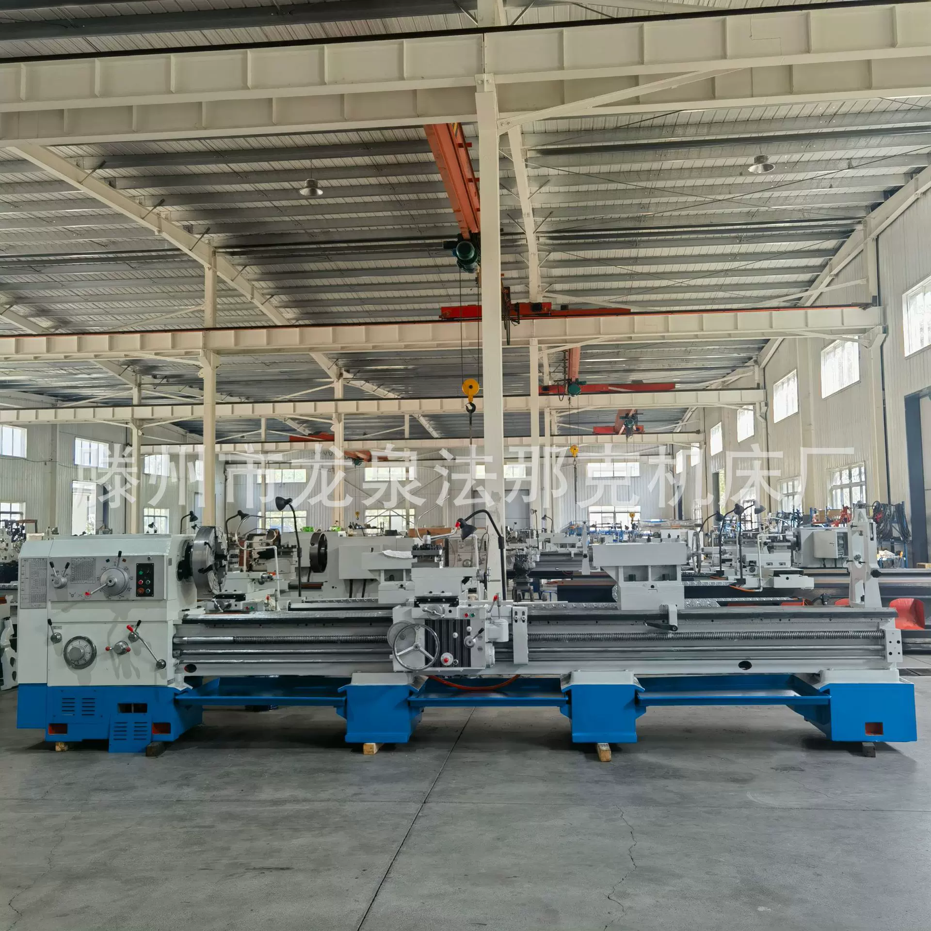 CW6180*4米卧式车床床身高频淬火硬度52°CW6180落地式车床