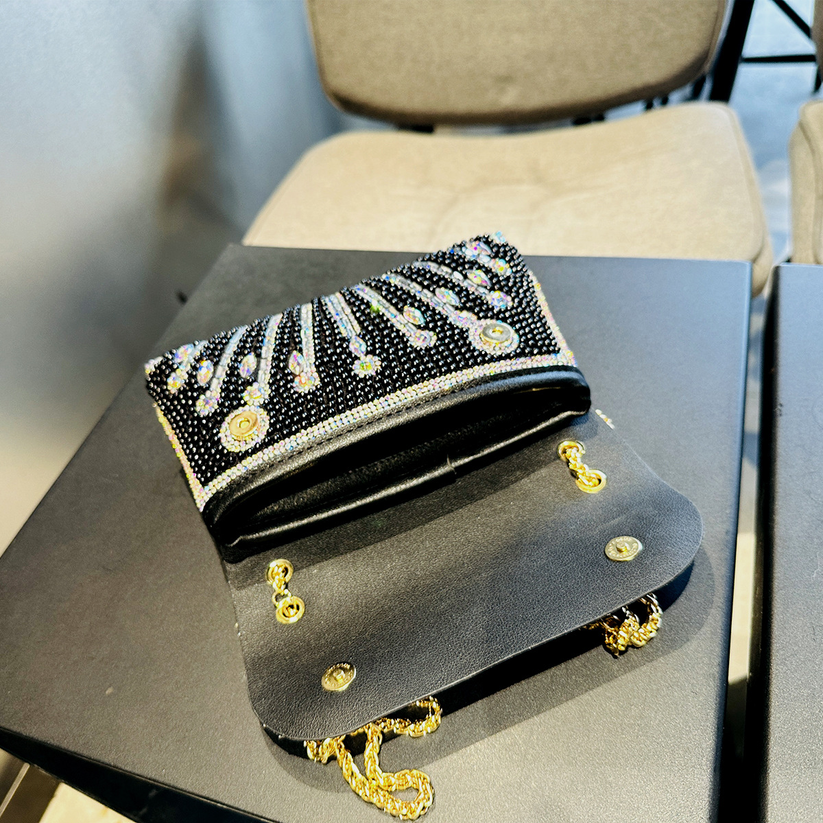 All Seasons Season Pu Leather Solid Color Evening Bags
