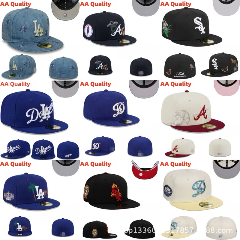 Full-Sealed Baseball Cap, Non-Adjustable Hat, Street Dance Reverse-Wear Hip-Hop Cap, Ny Flat-Brim Hat, Team Cross-Border Wholesale