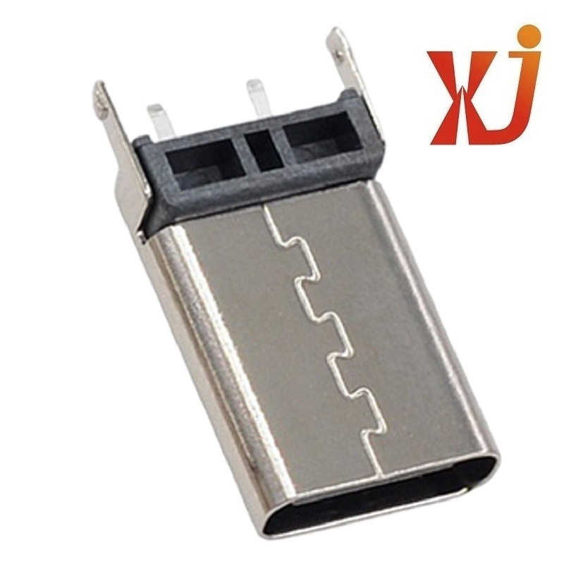 TYPE C母座9*6.5mm  两脚插板TYPE C连接器  直插Tyoe c插口批发