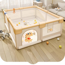 围栏婴儿防护栏宝宝客厅地上学步儿童室内家加厚游戏爬行垫一体
