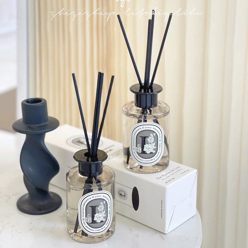 New Gardenia Flower Aromatherapy Natural Plant Rattan Fragrance Ornaments for Bedroom and Bathroom, Long-Lasting Fragrance to Remove Odors