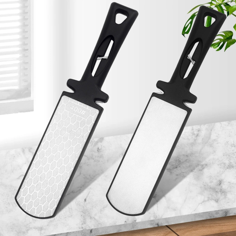 The new double -sided five -sided grinding knife grinding venomo multifunctional grinding sword rod fast home creative grinding stone grinding scissors