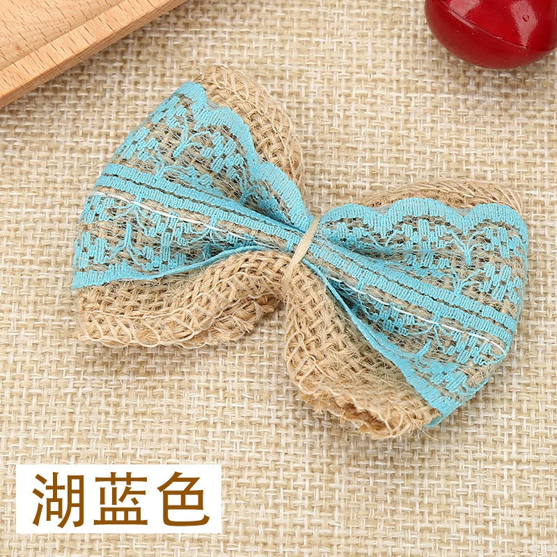 Mattule Bow Handmade DIY Maispot Supplementary Materials Decoration Flower Double-layer Exquisite Lace Wedding Clothing Shoemon and Hat Accessories