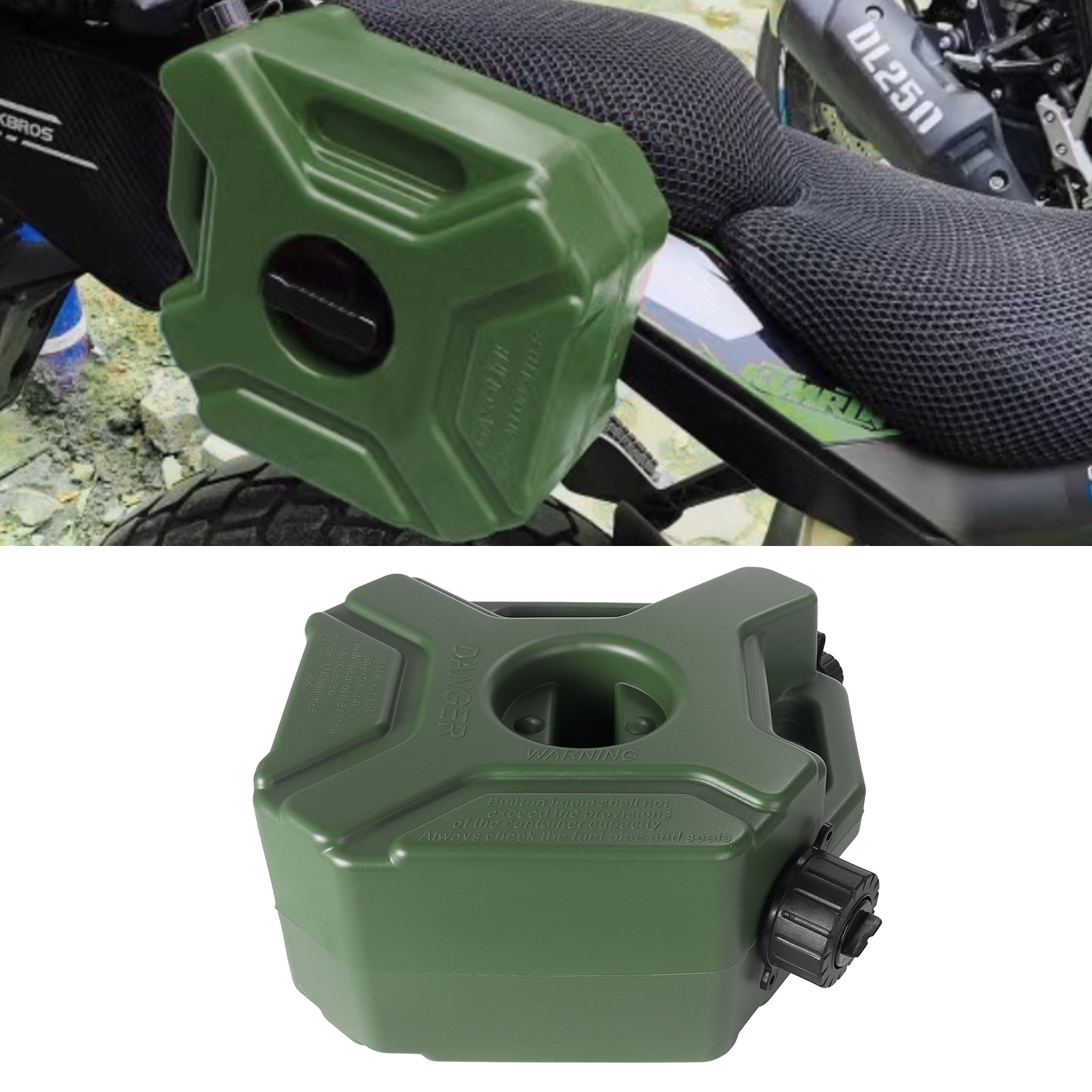 Oil Drum, Gasoline Drum, Off-Road Vehicle Spare Oil Drum, Car and Motorcycle Anti-Static Portable Emergency Oil Can
