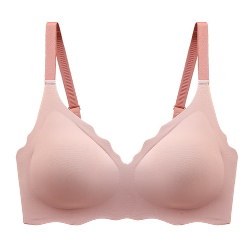 Wire-free, seamless, comfortable gel strip soft support bra for small breasts, no cup slipping, wire-free bra for women