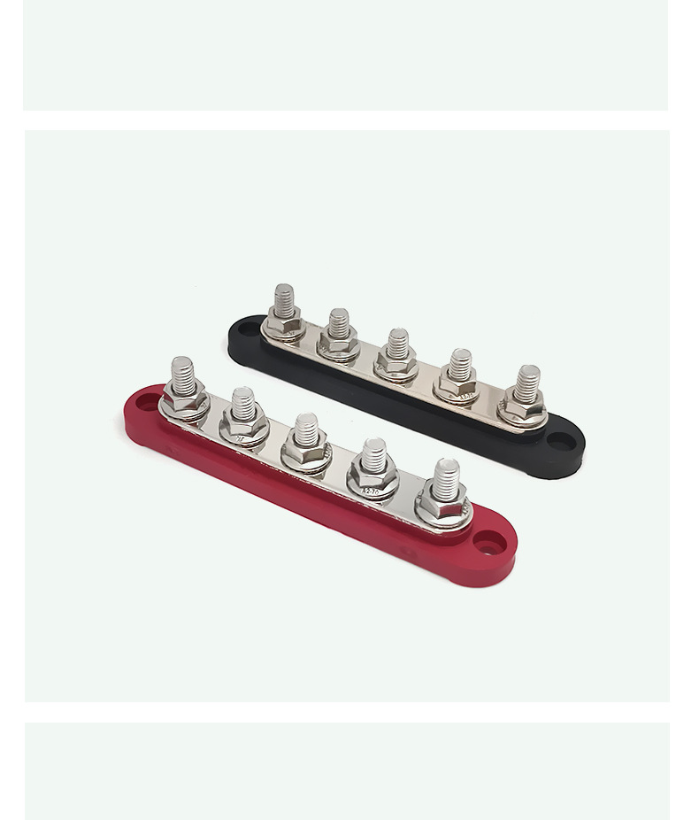 Bus Bar Copper Bar Wiring Bar for Cars, Trucks, Ships, Etc. Power Modification Line Distribution Bar Column
