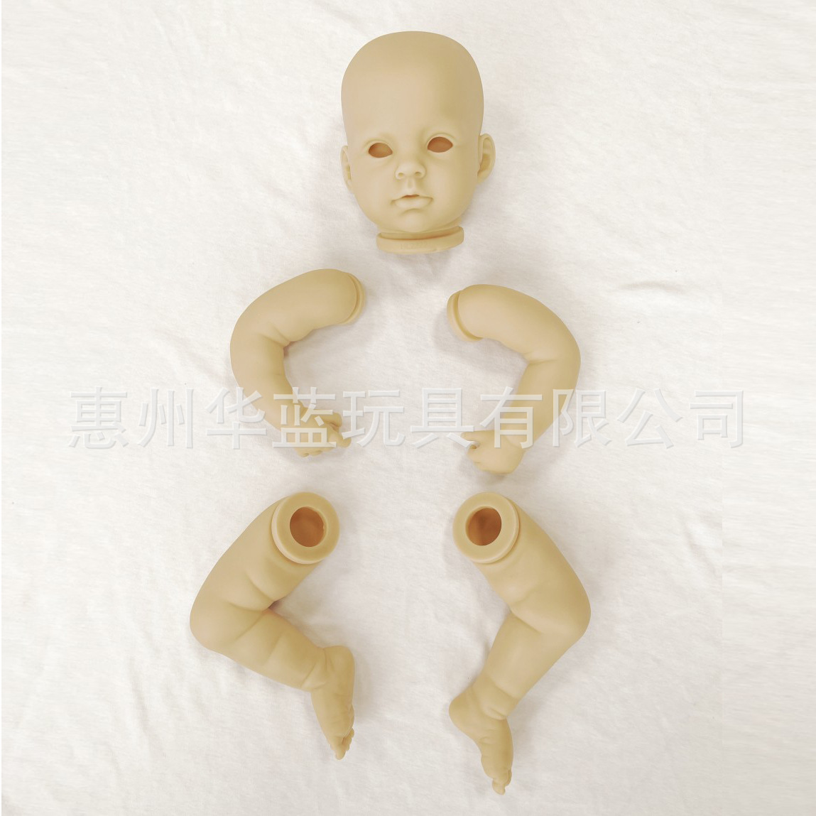 DIY 천 바디 화이트 배아 재생 인형 금형 재탄생 인형 키트 전체 비닐 사지