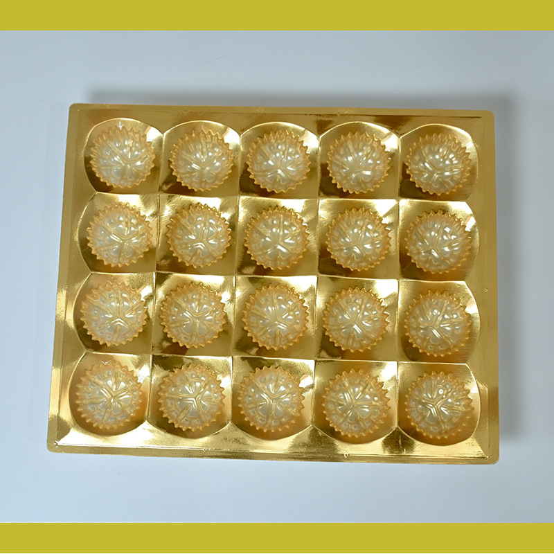 Caja de plástico cuadrada de 20 gránulos Jinsha bola de chocolate dulces dulces de boda caja de regalo PS caja de plástico