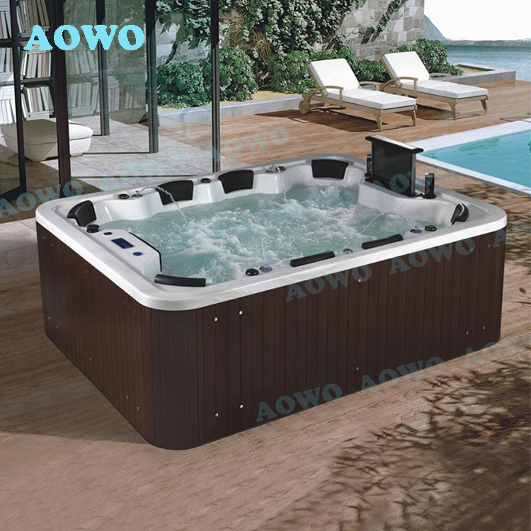 Hotel Villa spa piscina al aire libre bañera de hidromasaje jacuzzi bañera al aire libre bañera impermeable