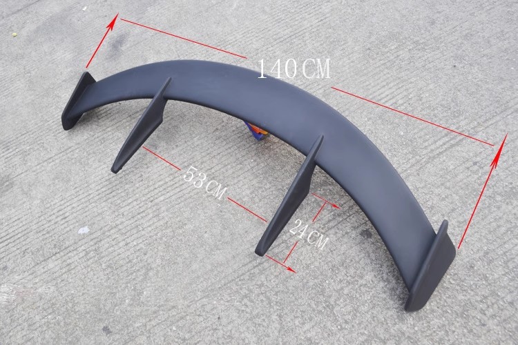 Universal Car Hatchback Suv Modification with Fixed Large Rear Wing and Surround Modification, Ks Model Without Drilling