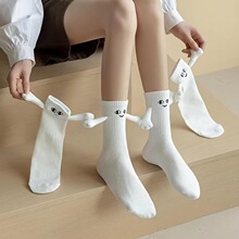 J 73320 Smile Hand-in-Hand Mid-Calf Socks ��ɫ��Ͳ�� �羳ר