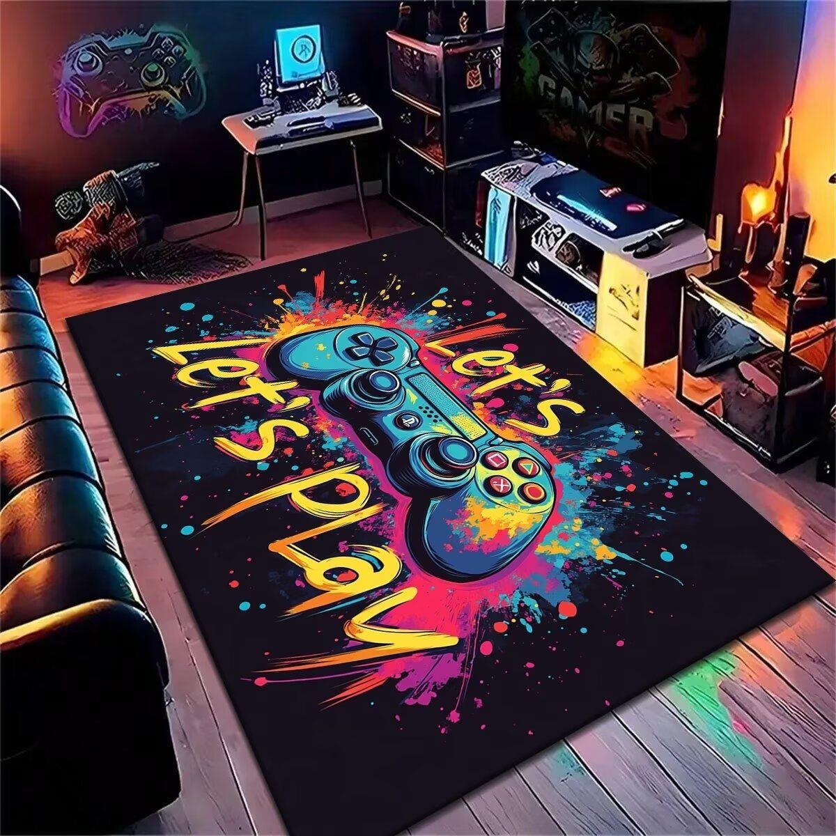 New diatomite gaming anti-slip cuttable carpet mat for entryway and bedroom use