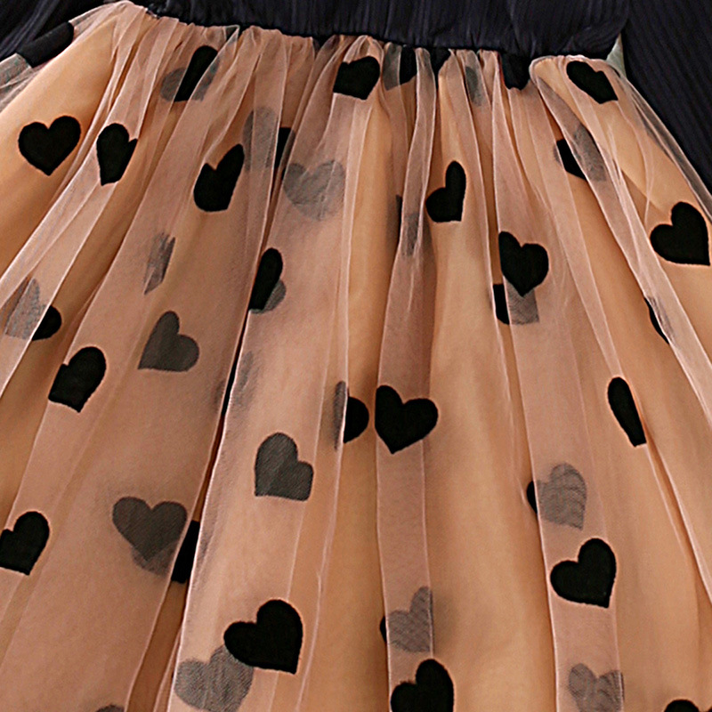Kinder Mesh Prinzessinnenkleid Für Mädchen Valentinstag Party_voghion.com