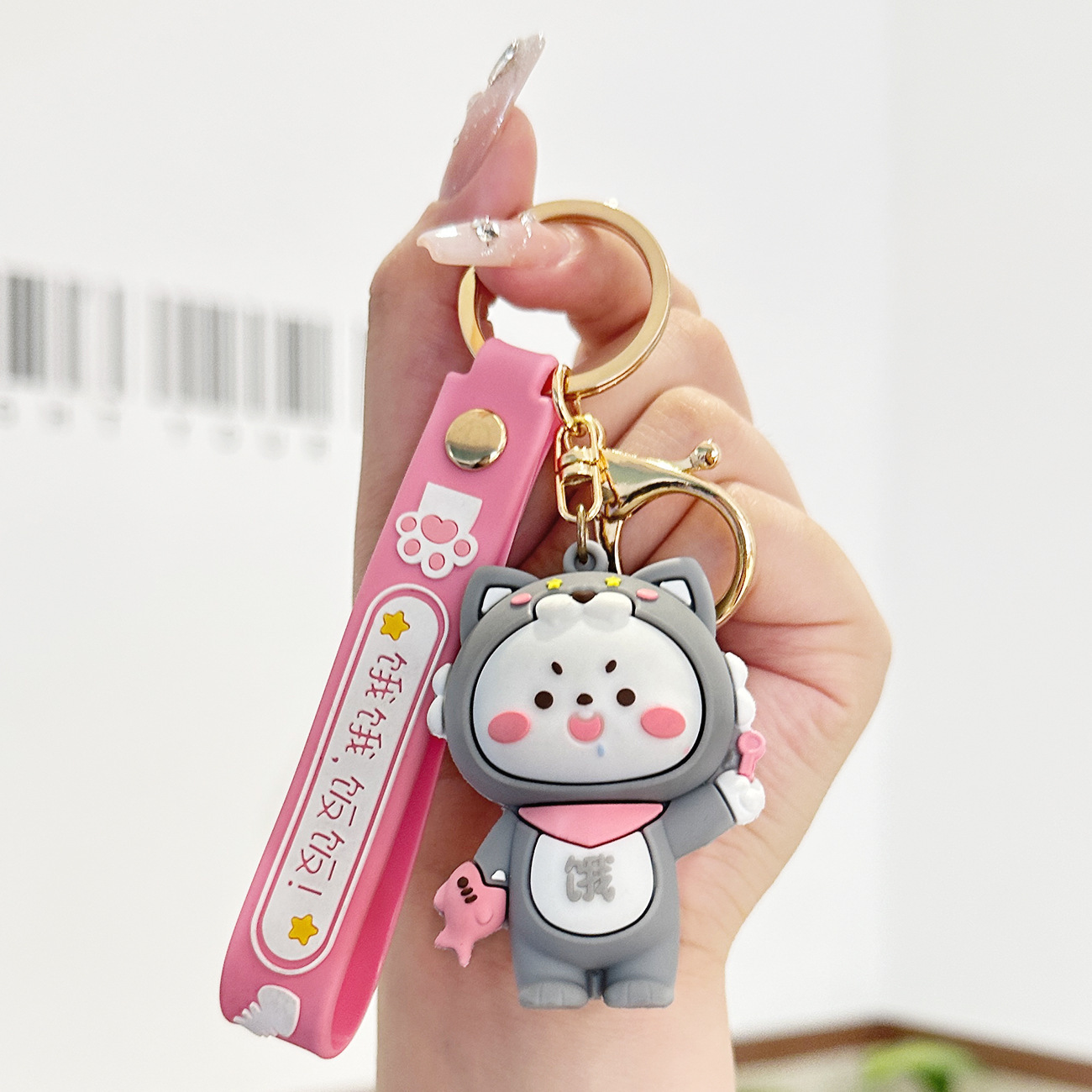 Venta directa de fábrica llavero colgante pequeño muñeca tridimensional llavero de coche mochila escolar colgante puesto al por mayor productos pequeños