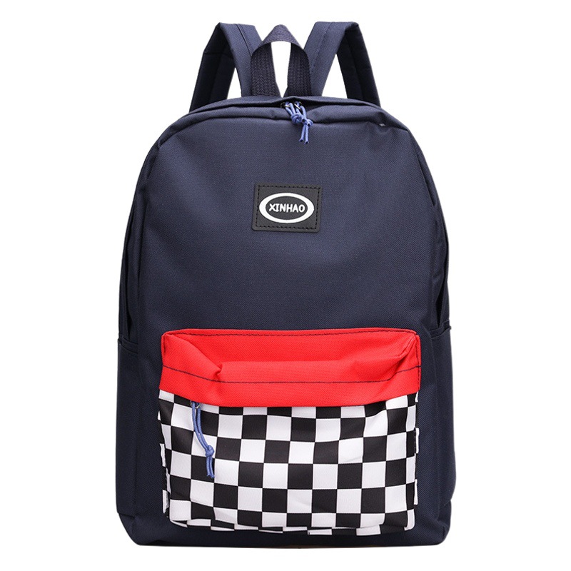 Chessboard Plaid estilo preppy Junior High School estudiante mochila de gran capacidad mochila mujer marca de moda estilo coreano Plaid mochila casual