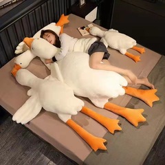 Soothing Swan Doll White Goose Nap Pillow Rag Doll Internet Celebrity White Goose Doll Plush Toy Gift