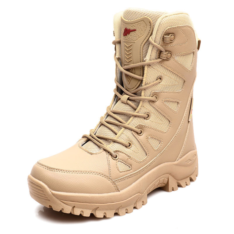 Military Boots Tactical Boots High Top Handsome Combat Boots Outdoor Tourism Hiking Boots Camping Combat Boots New Jungle