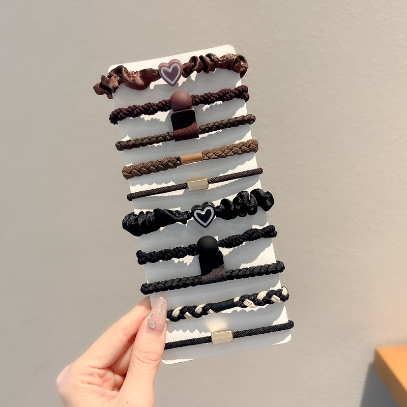 Juego de 10 piezas de café negro