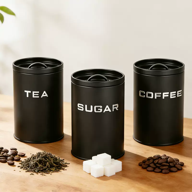 北欧咖啡豆茶叶糖收纳罐咖啡豆保存罐茶叶罐糖罐密封防潮储存罐