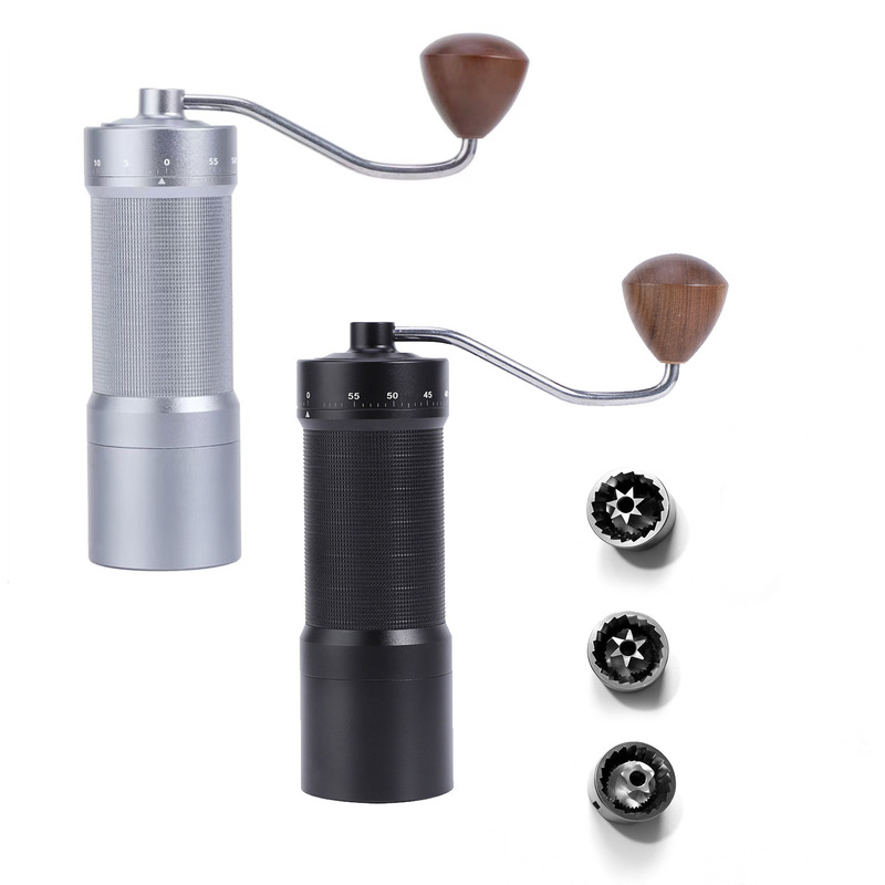 Seven-Star Hand-Cranked Coffee Grinder Cnc Stainless Steel Grinding Core Manual Coffee Machine Hand Grinder Coffee Bean Grinder