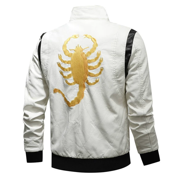 White, with embroidery
