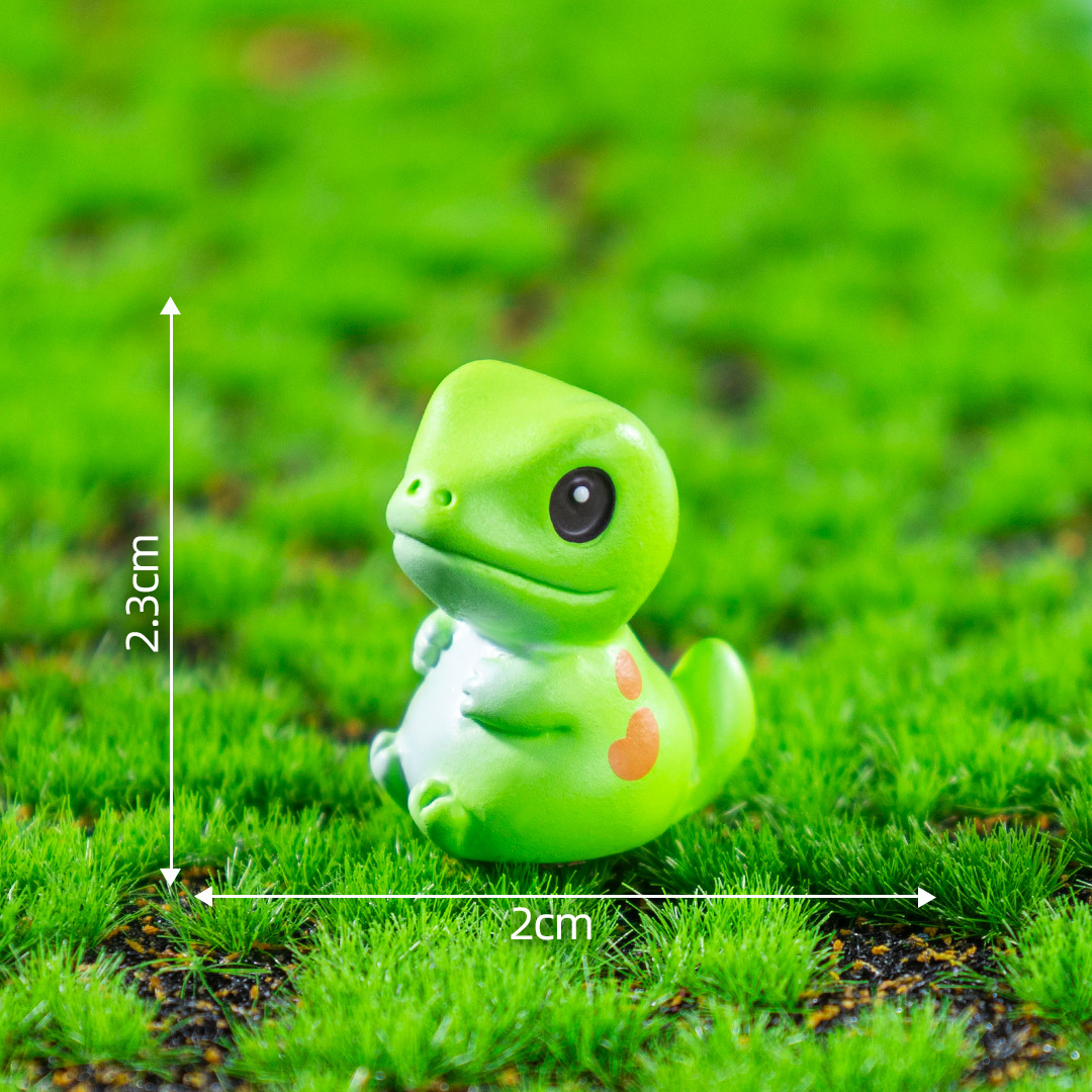 国境を越えた新商品の夜光はペットの大きさの目を守って宮の萌粒のコケの微景観のdiyの装飾品の部品の小さい置物を守ります。