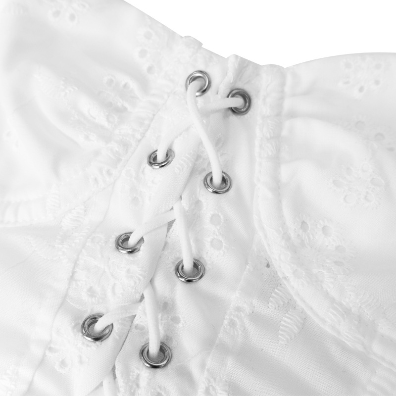 Cross-border nuevo sexy pecho encaje hueso de pescado chaleco de plástico ropa de mujer