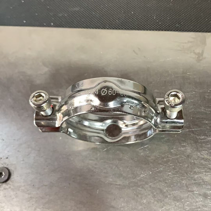 304不锈钢管夹支架焊接水管固定支架圆管支撑架抱箍焊接管支架60