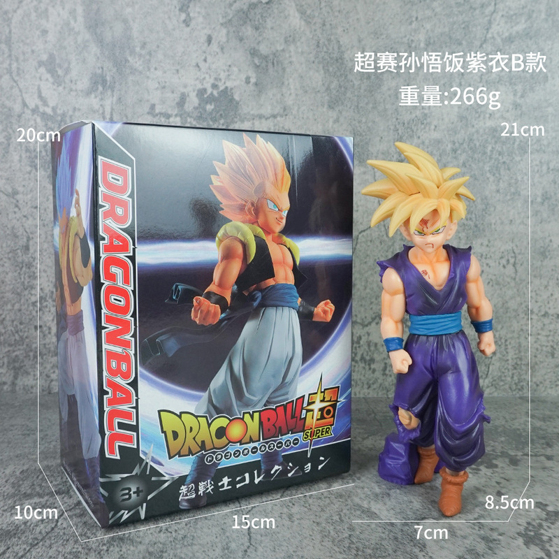 ドラゴンボール家族ポートレート悟空カカロットフィギュアサイヤ人ベジータスーパーブルー人形周辺誕生日ギフト|undefined