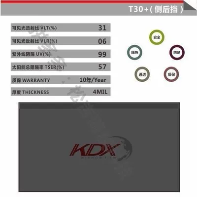 New Packaging Box Car Heat: Automotive Film - default-item-new-color-box-film-t30-side-rear-guard-30m