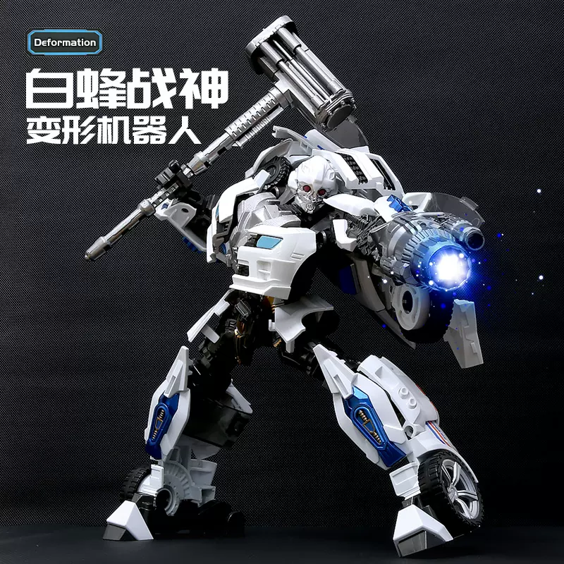 星钢变形玩具擎天金刚黄蜂柱合金机器人模型手办摆件批发外贸跨境