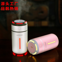 工厂新款巧乐加湿器小型七彩夜灯USB大喷雾车载静音消毒雾化器