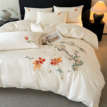 2025新款精梳棉刺绣四件套