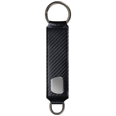 Car hanging – leather car hanger - zinc-alloy-hook-headcarbon-fiber-pattern-black-line