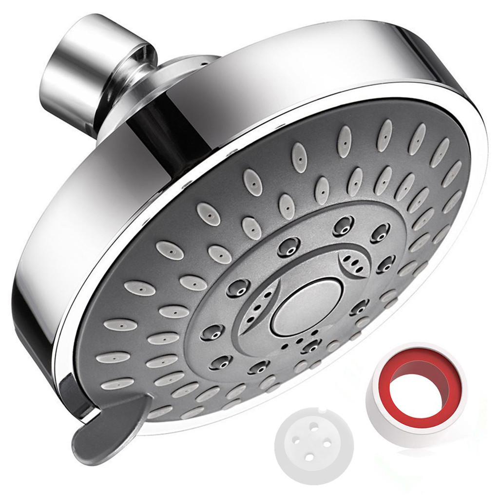 The new multi-functional hand-held shower head can be adjusted into the wall-mounted plastic water distributor and the top nozzle for cross-border e-commerce full figure