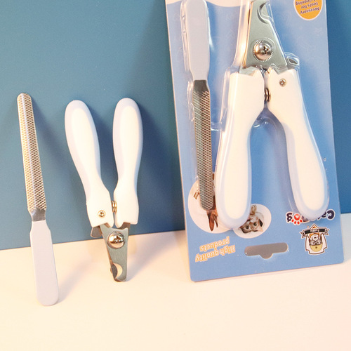 Pet Nail Trimmer Origin Manufacturer Stainless Steel Nail Clipper Set Cleaning Grooming Tool for Dogs and Cats