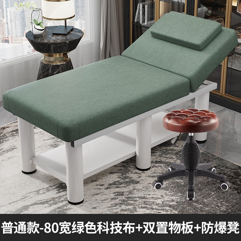 Cama de masaje para salones de belleza, cama de masaje tradicional china, cama de tratamiento corporal con agujeros, cama de tratamiento en casa, cama de esponja, cama de belleza