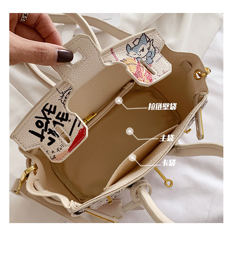 European And American Fashion New Trendy Korean All-match Messenger Kelly Bag display picture 11