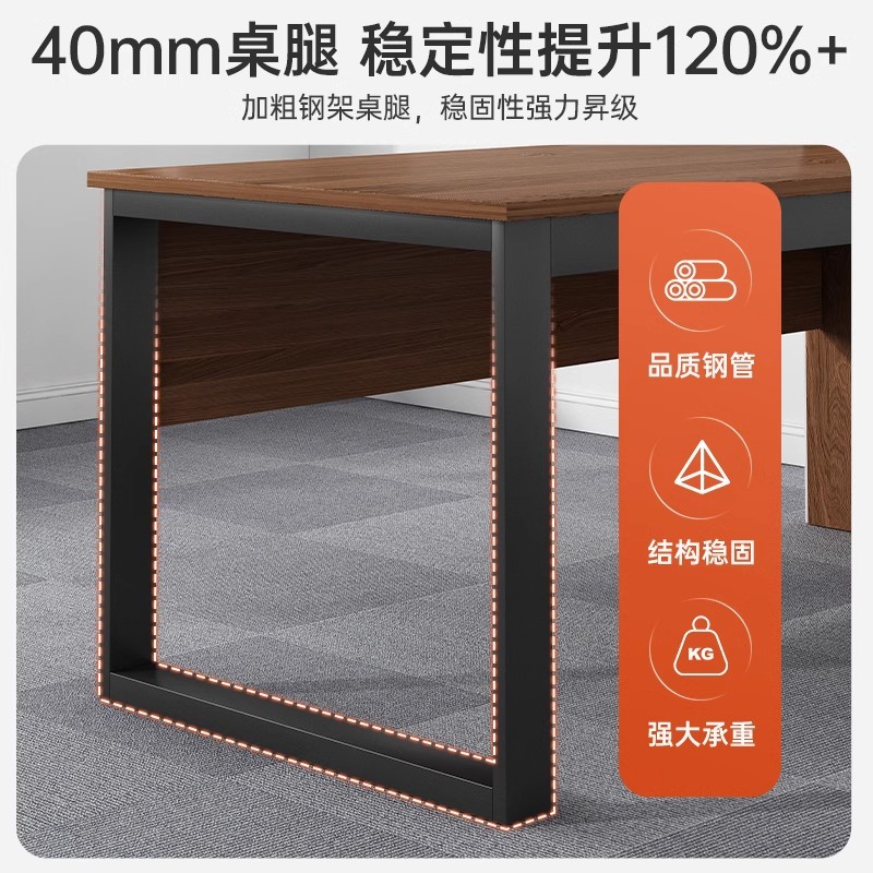 Mesa de escritorio personal de oficina moderna simple mesa de escritorio de computadora combinación de mesa de cuatro personas mesa de trabajo