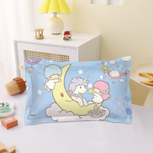 儿童卡通可爱三丽鸥双子星纯棉DIY枕套单人单个全棉48x74cm枕头套